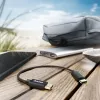 Hama 00201604 USB laidas USB 2.0 0,2 m USB C Juoda