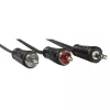 Hama 00205111 garso kabelis 3 m 3,5 mm 2 x RCA juodas