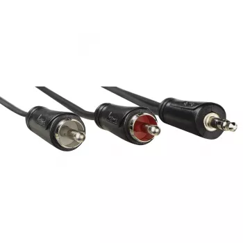 Hama 00205111 garso kabelis 3 m 3,5 mm 2 x RCA juodas