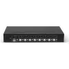 Lindy 8 prievadų DisplayPort 1.2, USB 2.0 ir garso KVM jungiklis, 3840 x 2160 pikselių, 4K Ultra HD, montavimas į stelažą, 1U, juodas