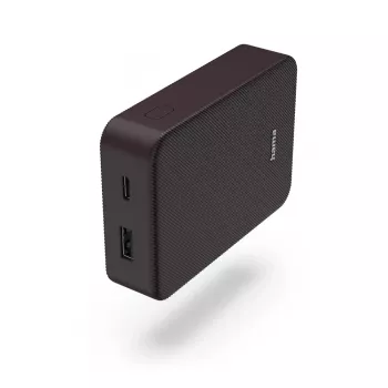 Hama Colour 10 išorinė baterija, 10000 mAh, 2 išėjimai: USB-C, USB-A, slyvinė