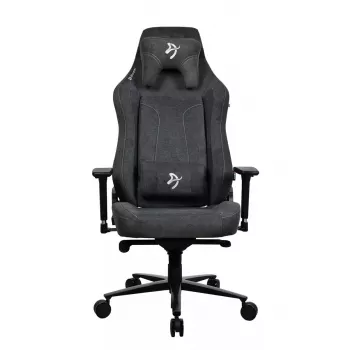 Žaidimų kėdė Arozzi Vernazza XL Softfabric tamsiai pilka ergonomiško dizaino