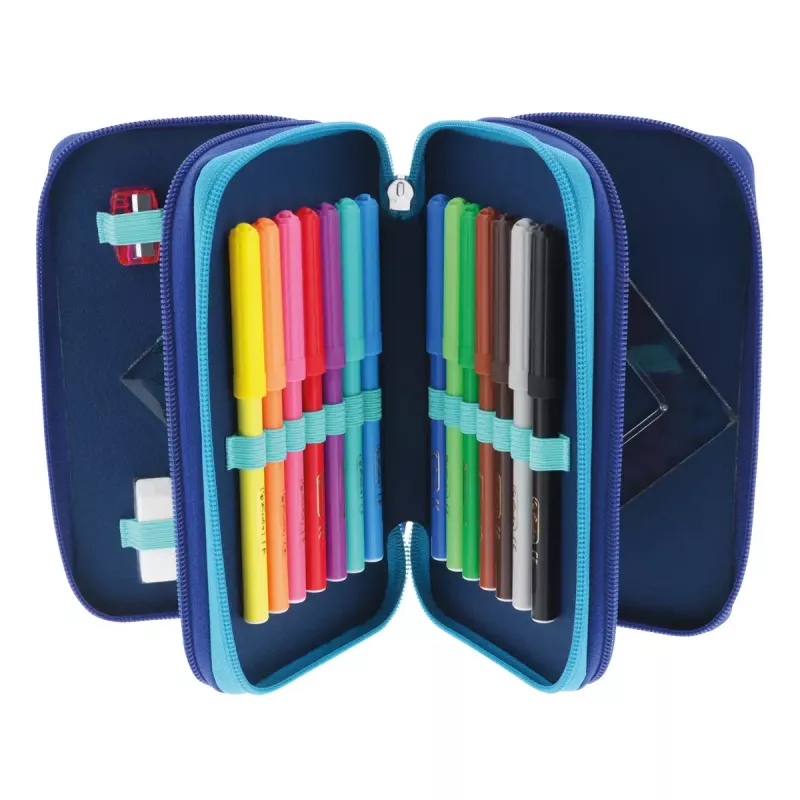 Herlitz TriCase Dip Dye 31 vnt. Mėlynas Turkis Poliesteris 190x115x70 mm