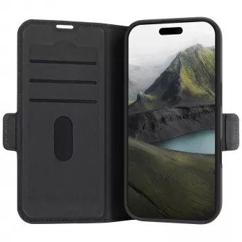 dbramante1928 Oslo Pro - iPhone 16 Pro - Juoda, Folio tipo dėklas, Apple, iPhone 16 Pro, 16 cm (6,3 colio), Juoda