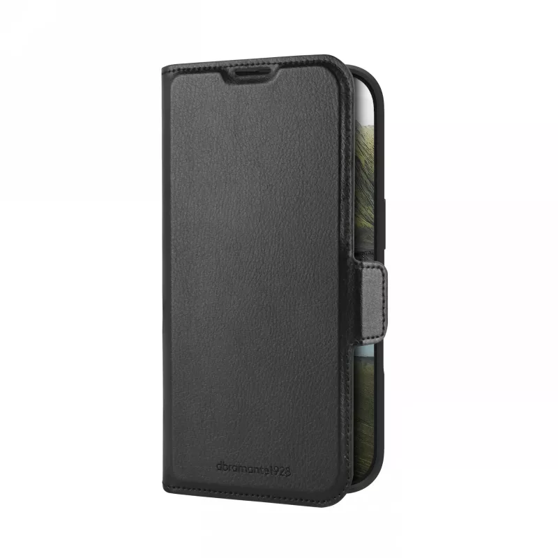 dbramante1928 Oslo Pro - iPhone 16 Pro - Juoda, Folio tipo dėklas, Apple, iPhone 16 Pro, 16 cm (6,3 colio), Juoda