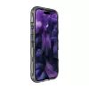 Telefono dėklas LAUT CRYSTAL MATTER X, skirtas iPhone 16 Pro, permatomas/juodas, PC+TPU, 6,1 colio ekranui