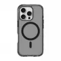 Telefono dėklas LAUT CRYSTAL MATTER X, skirtas iPhone 16 Pro, permatomas/juodas, PC+TPU, 6,1 colio ekranui