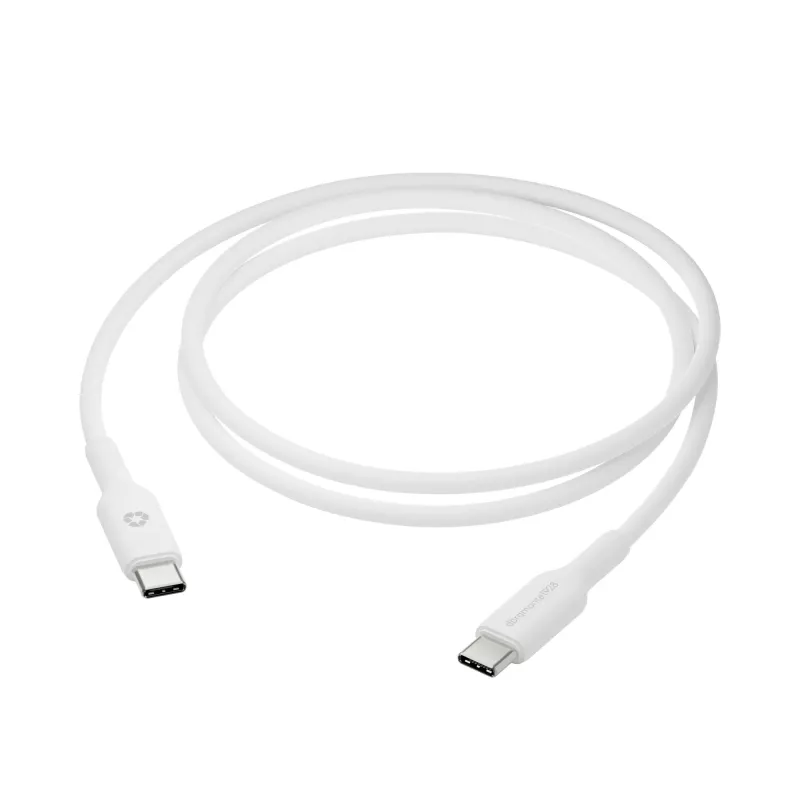 USB-C į USB-C laidas 1 m d bramante re-charge — USB 2.0, baltas