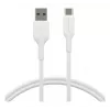 dbramante1928 re-charge - Kabelis 1m USB-A į USB-C - W, 1 m, USB A, USB C, USB 2.0, 0,48 Gbit/s, Balta