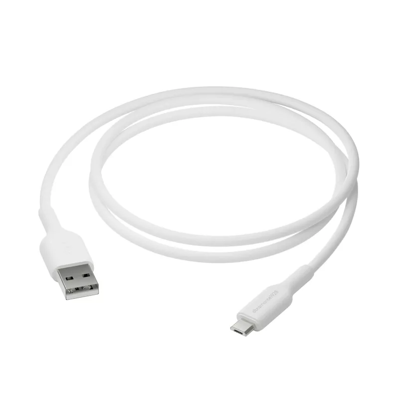 dbramante1928 re-charge - Kabelis 1m USB-A - Mikro USB - W, 1 m, USB A, Mikro-USB A, USB 2.0, 0.48 Gbit/s, Balta