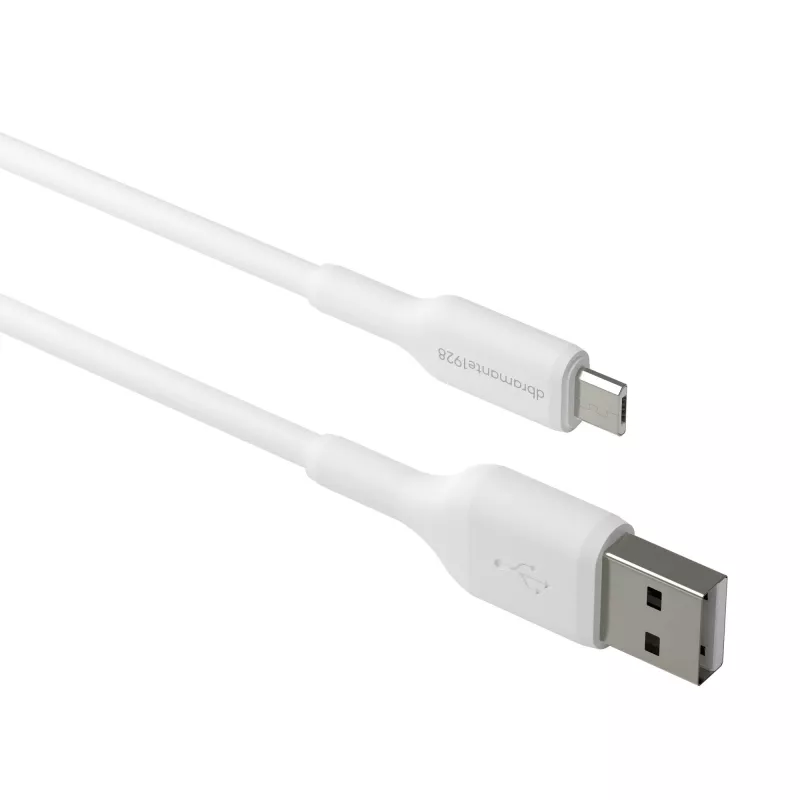 dbramante1928 re-charge - Kabelis 1m USB-A - Mikro USB - W, 1 m, USB A, Mikro-USB A, USB 2.0, 0.48 Gbit/s, Balta