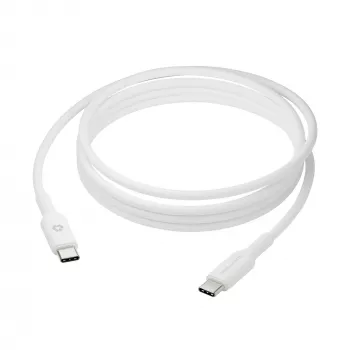 dbramante1928 re-charge - kabelis - 2 m USB-C į USB-C - W, 2 m, USB C, USB C, USB 2.0, 0,48 Gbit/s, balta