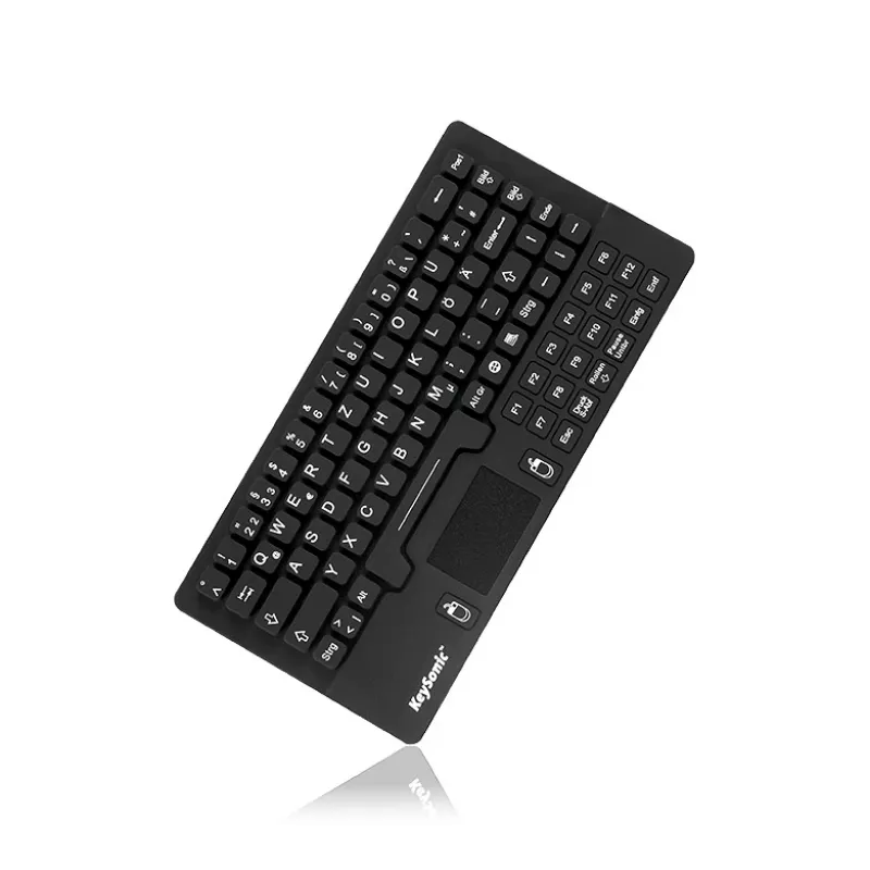 KeySonic KSK-5031IN (UK) klaviatūra universali USB QWERTY UK anglų juoda