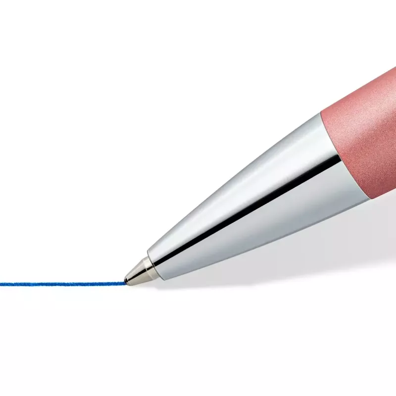 Užsegamas ištraukiamas tušinukas Staedtler 444 Mėlynas