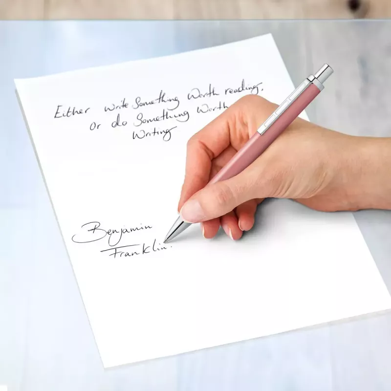 Užsegamas ištraukiamas tušinukas Staedtler 444 Mėlynas