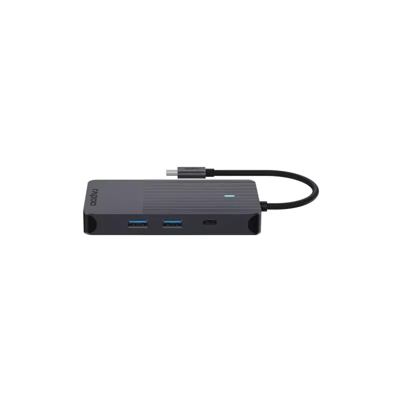 Rapoo UCM-2005 sąsajos kortelės / adapteris 3,5 mm DisplayPort HDMI RJ-45 USB 3.2 Gen 1 USB Type-C