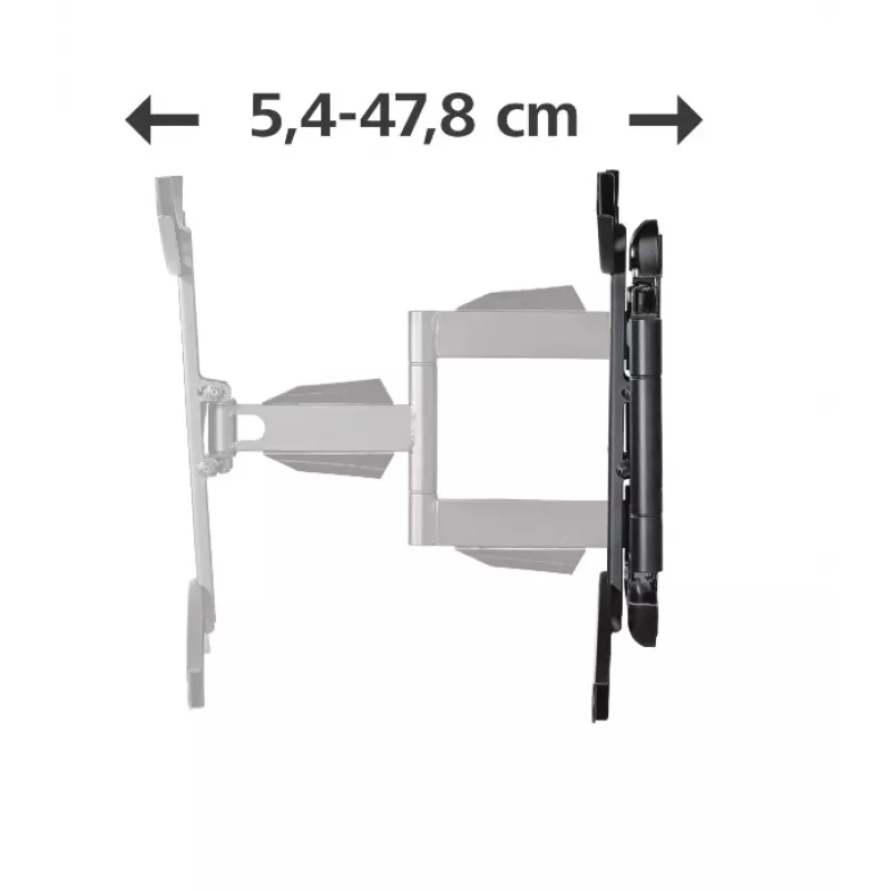 Hama TV sieninis laikiklis, pasukamas, pakreipiamas, ištraukiamas, 191 cm (75) iki 45 kg