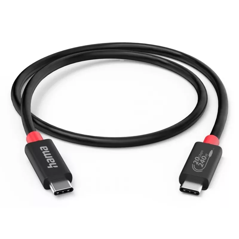 Hama 00200788 USB laidas 1 m USB C Juodas