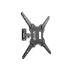 Equip 23-55 colių pilno judesio televizoriaus sieninis laikiklis, 100 x 100 mm, 400 x 400 mm, -8 - 5°, -90 - 90°, Nerūdijantis plienas, Juoda