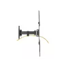 Equip 23-55 colių pilno judesio televizoriaus sieninis laikiklis, 100 x 100 mm, 400 x 400 mm, -8 - 5°, -90 - 90°, Nerūdijantis plienas, Juoda
