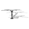 Equip 23-55 colių pilno judesio televizoriaus sieninis laikiklis, 100 x 100 mm, 400 x 400 mm, -8 - 5°, -90 - 90°, Nerūdijantis plienas, Juoda