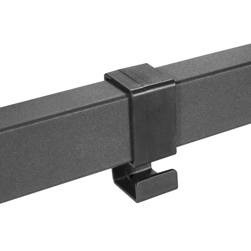 Equip 23-55 colių pilno judesio televizoriaus sieninis laikiklis, 100 x 100 mm, 400 x 400 mm, -8 - 5°, -90 - 90°, Nerūdijantis plienas, Juoda