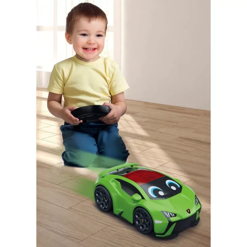 Baby My First Lamborghini, automobilis, 2 m. Baby My First Lamborghini. Tipas: automobilis, Rekomenduojamas amžius (min.): 2 m., Skleidžia garsą