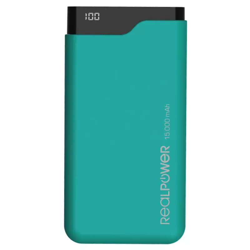 Nešiojamasis įkroviklis RealPower PB-15000C 15000 mAh