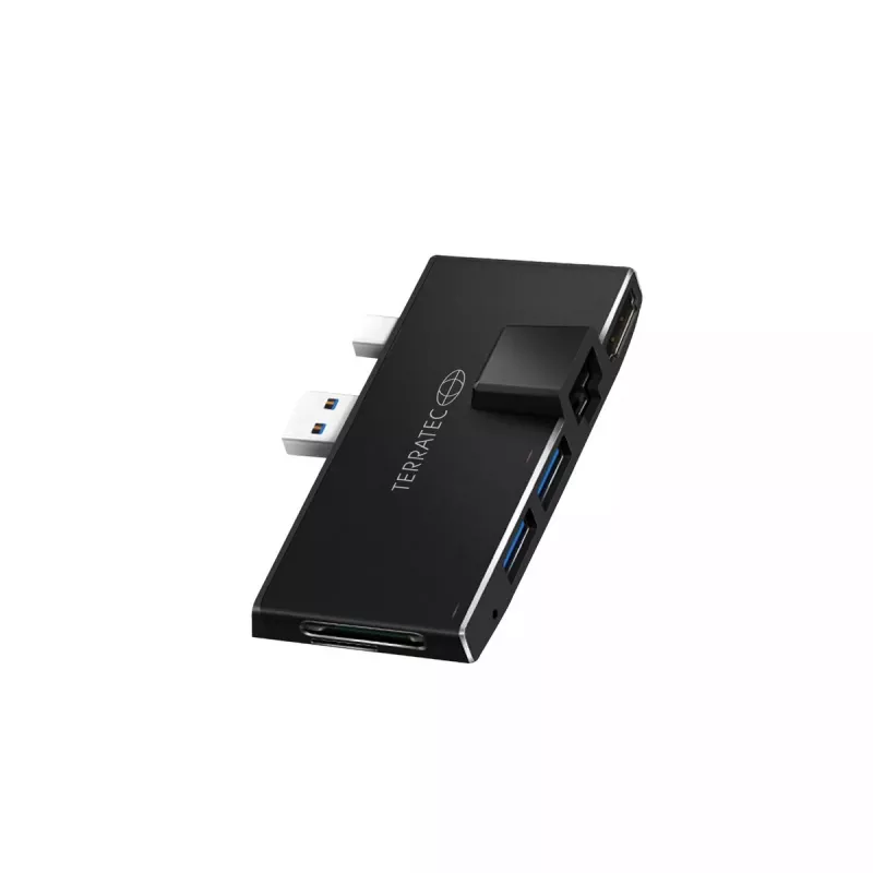 USB šakotuvas Terratec CONNECT Pro2 Laidinis USB 3.2 Gen 1 Juodas