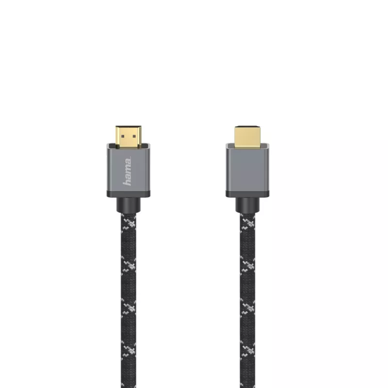 Hama 00205067 HDMI laidas 5 m HDMI A tipo (standartinis) juoda, pilka