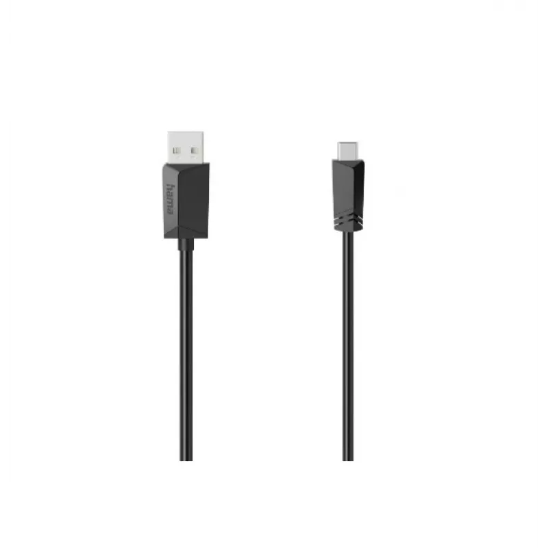 Hama 00074260 USB kabelis USB 2.0 1,5 m USB A Mini-USB B juodas