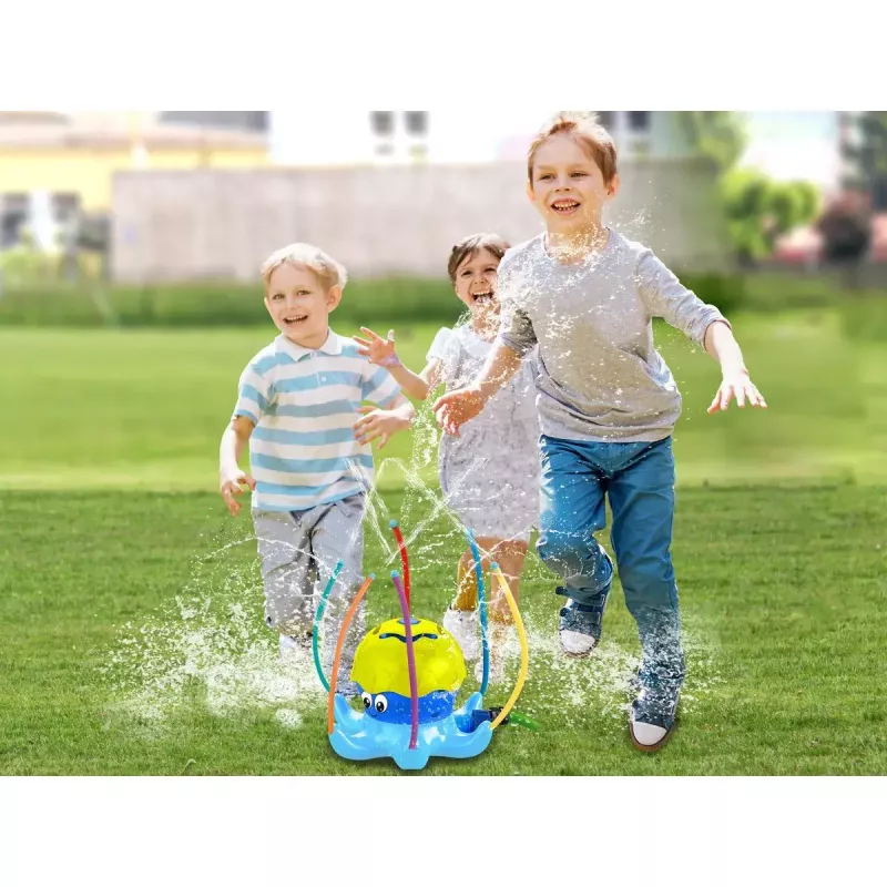 Water Play Sprinkler Jamara Mc Fizz Oktopus Round Blue Geltona 3+ Years