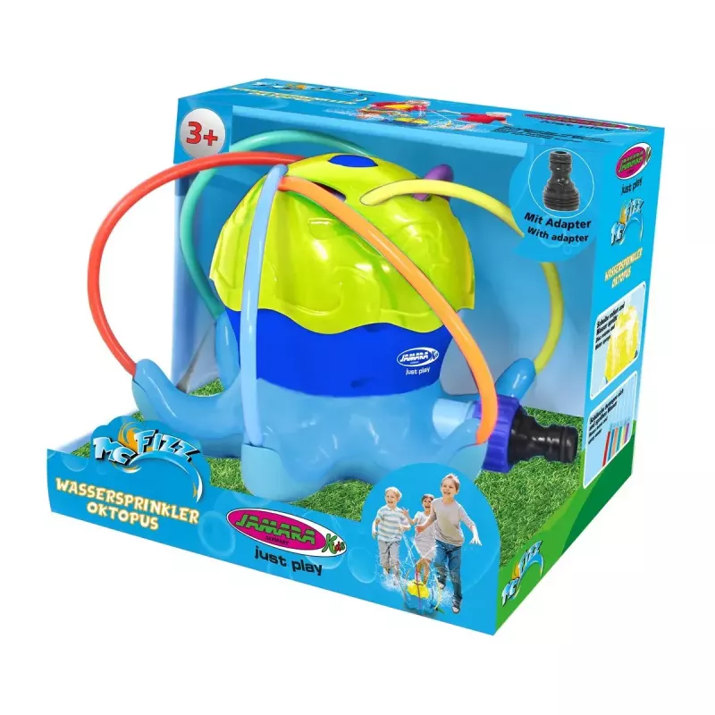 Water Play Sprinkler Jamara Mc Fizz Oktopus Round Blue Geltona 3+ Years