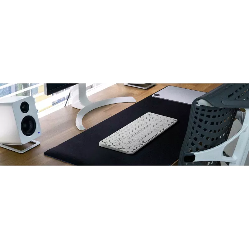 KeySonic KSK-5020BT-S (DE) klaviatūra Biuro Bluetooth QWERTZ vokiška Aliuminio, Balta