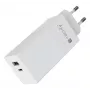 Techly IPW-PD100W-WH mobiliojo įrenginio kroviklis Išorinė baterija, Išmanusis telefonas, Planšetinis kompiuteris, Universalus Balta Kintamoji srovė Greitas įkrovimas Vidaus