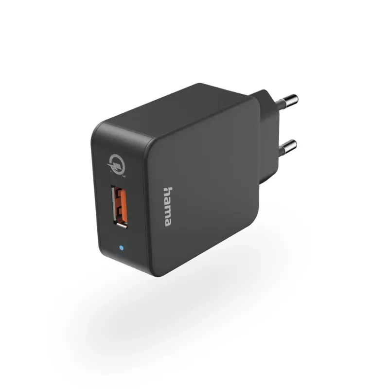 Hama Qualcomm® Quick Charge™ 3.0 išmanusis telefonas juodas kintamosios srovės greitasis įkrovimas patalpose