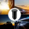 Techly Mini automobilinis kroviklis 2 USB-A prievadai 12 W / 2,4 A juodas, automobilinis, cigarečių žiebtuvėlio lizdas, 2,4 A, juodas