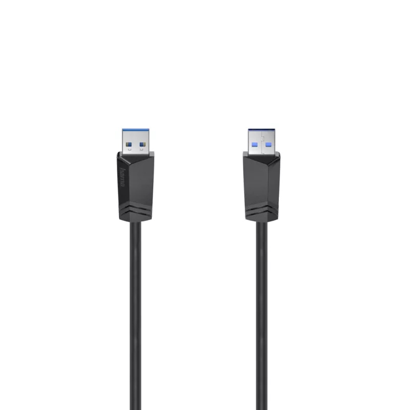 Hama 00200624 USB laidas 1,5 m USB A juodas