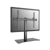 Equip 32 inch-55 inch TV stalo stovas, 81,3 cm (32 inch), 139,7 cm (55 inch), 40 kg, 600 x 400 mm, Stiklas, Metalas, Juoda