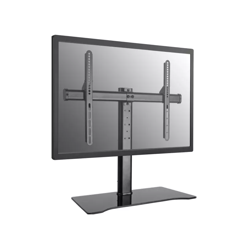 Equip 32 inch-55 inch TV stalo stovas, 81,3 cm (32 inch), 139,7 cm (55 inch), 40 kg, 600 x 400 mm, Stiklas, Metalas, Juoda
