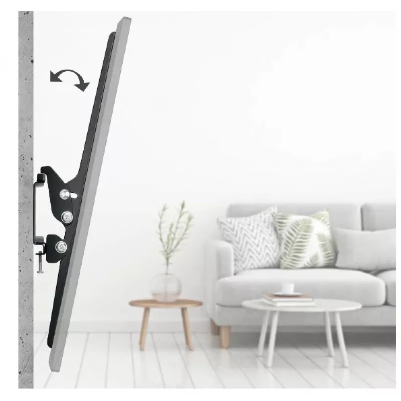 Hama 00220808 TV laikiklis/stovas 190.5 cm (75 colių) Juoda