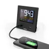 Hama Dual-USB skaitmeninis žadintuvas, juodas