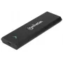 Manhattan M.2 NVMe SSD korpusas, USB-C patelė jungtis, 10 Gbps (USB 3.2 Gen2, dar žinomas kaip USB 3.1), palaiko UASP, SuperSpeed+ USB, aliuminis, juodas, trejų metų garantija