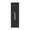 Manhattan M.2 NVMe SSD korpusas, USB-C patelė jungtis, 10 Gbps (USB 3.2 Gen2, dar žinomas kaip USB 3.1), palaiko UASP, SuperSpeed+ USB, aliuminis, juodas, trejų metų garantija