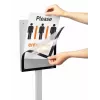 Informacinis stovas Durable INFO STAND BASIC A4 Metalas Plastikas Pilka