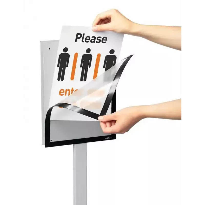 Informacinis stovas Durable INFO STAND BASIC A4 Metalas Plastikas Pilka
