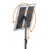 Informacinis stendas Durable 479923 A3 aliuminis plastikas plienas aukštis 1290 mm