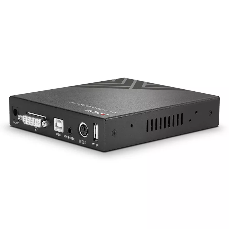Lindy KVM over IP Access DVI-I, USB ir PS/2, laidinis, 1920 x 1200 pikselių, metalinis, CE, UKCA, FCC, CP65, DVI-I, 5 V