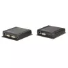 Lindy 140m Cat.6 DVI-D, USB, garso ir RS-232 KVM ilgintuvas, siųstuvas ir imtuvas, laidinis, 140 m, Cat6, 60 Hz, juodas