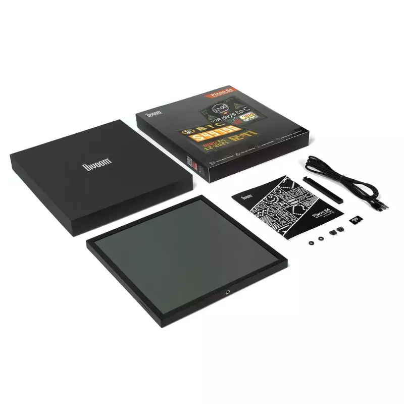 Skaitmeninis nuotraukų rėmelis Divoom Pixoo64 Juodas Wi-Fi 64x64 RGB LED